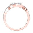 thumbnail image 3 of Aonejewelry 3/4 Ct Two Stone Vintage Diamond Ring 14K Rose Gold, 3 of 4