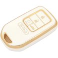 thumbnail image 6 of Key Fob Cover Compatible with Honda Accord Civic CRV Pilot Ridgeline Odyssey Passport Keychain Case Holder Protector,White, 6 of 6