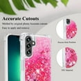 thumbnail image 4 of Aesthetic Funda para Samsung Galaxy A14 5G Case Clear Silicone for Women Girls, Cute Phone Case Samsung A14 5G Case Glitter Pink Shockproof and Bumpers Cover (Pink), 4 of 14