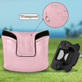 thumbnail image 6 of Haosy Pale Pink Golf Mallet Putter Cover Strong Magnetic Leather Golf Club Headcover Closure, 6 of 7