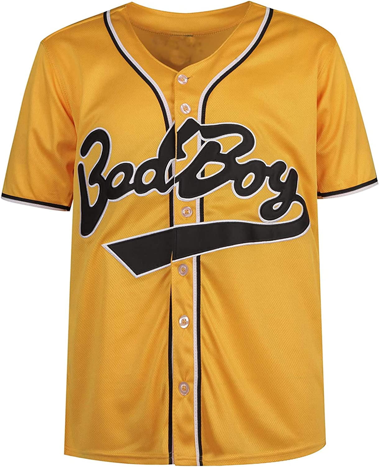 Acail #10 Biggie Bad Boy Movie Baseball Jersey Stitched 90s Hip Hop Unisex Clothing for Party Size S-XXXL