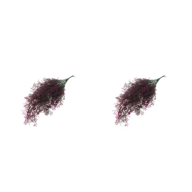 Bewildely 2 piezas colgantes plantas artificiales decoración plantas falsas hojas decorativas regalo de inauguración hogar dormitorio balcón Rojo purpura 2Conjunto