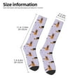 thumbnail image 5 of Balery German Shepherd Dog Printed Novelty Socks Men's Women's Crew Socks Sports Socks Knee High Socks Cotton Socks Quirky and Cool Socks, 5 of 9