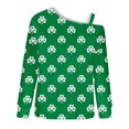 thumbnail image 4 of Femmes Tops Mode Femmes St.Patrick'S Day Imprimé Sweat-Shirt Graphique Manches Longues Pull-Over Tops, 4 of 5