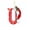 A1, variant on Christmas Initial Ornaments, Personalized DIY 26 Letters Christmas Tree Decoration Pendant, Red Acrylic Initial Monogram Shape Xmas Tree Hanging Decor Christmas Gifts