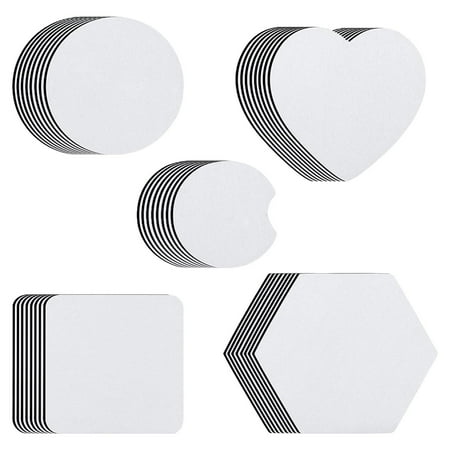 

40Pcs Sublimation Cup Coasters Blank for Printing Heat