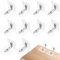 thumbnail image 2 of Furniture Anchors Adhesive Cabinet Hooks for Fall Prevention 12Pcs, 2 of 2