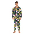 thumbnail image 3 of FORMRS Onesies Pajama for Adults Unisex Hoodie Winter Jumpsuit One Piece Sleepwear, Sizes S-2XL, Colorful Toucans Pattern, 3 of 7