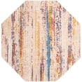 thumbnail image 2 of Rugs.com Deepa Collection Rug – 5 Ft Octagon Multi Medium Rug Perfect For Living Rooms, Kitchens, Entryways, 2 of 9