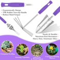 thumbnail image 4 of Juego de herramientas de jardinería HLWDFLZ de 11 piezas con bolsa desmontable, 4 of 7