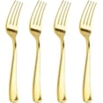 thumbnail image 1 of Woeilo 200pcs Gold Plastic Forks - Heavyweight Forks - 7.4 Inch Heavy Duty - Gold Plastic Silverware Perfect For Parties & Weddings & Restaurants And Daily Using Solid Gold, 1 of 5