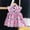 Pink, variant on Spazoro Toddler Girls A-Line Dress, 2025 New Style Sleeveless Floral Print Crew Neck Summer Dresses for Child Girls Green Size 9 Months