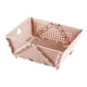 thumbnail image 2 of Cesta plegable 23x20cm con soporte Cajas plegables multiusos Escurridor plegable rosa, 2 of 9