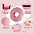 thumbnail image 4 of YSTINNG Inflatable Dog Collar-Soft Protective Cone for Dogs After Surgery,Dog Donut Collar Suitable for Dogs and Cats,Dog Cone Collar to Prevent Pets from Touching Stitches,Wounds and Rashes(Pink,M), 4 of 6