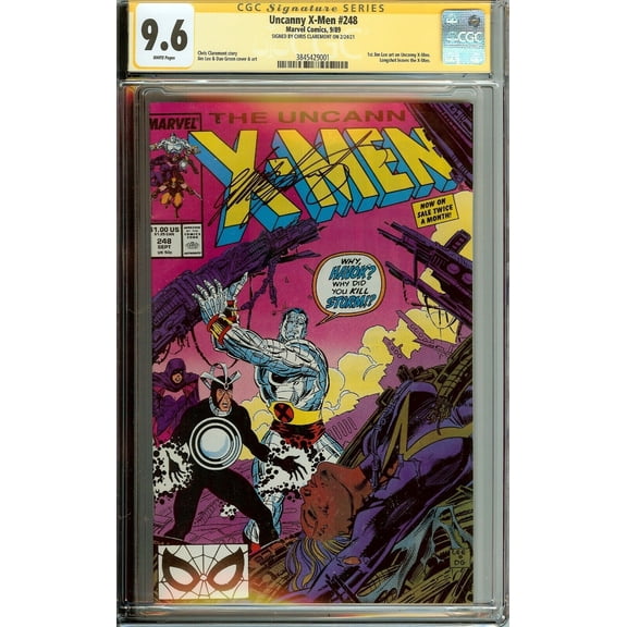 Uncanny X-Men #248 CGC 9.6 Signed Chris Claremont