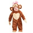 thumbnail image 2 of Infant Cutie Monkey Costume, 2 of 4