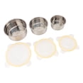 thumbnail image 1 of Contenant Alimentaire, Contenant Rond de Rangement pour Aliments en Acier Inoxydable 304 pour le Dîner, 1 of 7