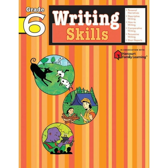 Flash Kids Harcourt Family Learning: Writing Skills, Grade 6 (Paperback)
