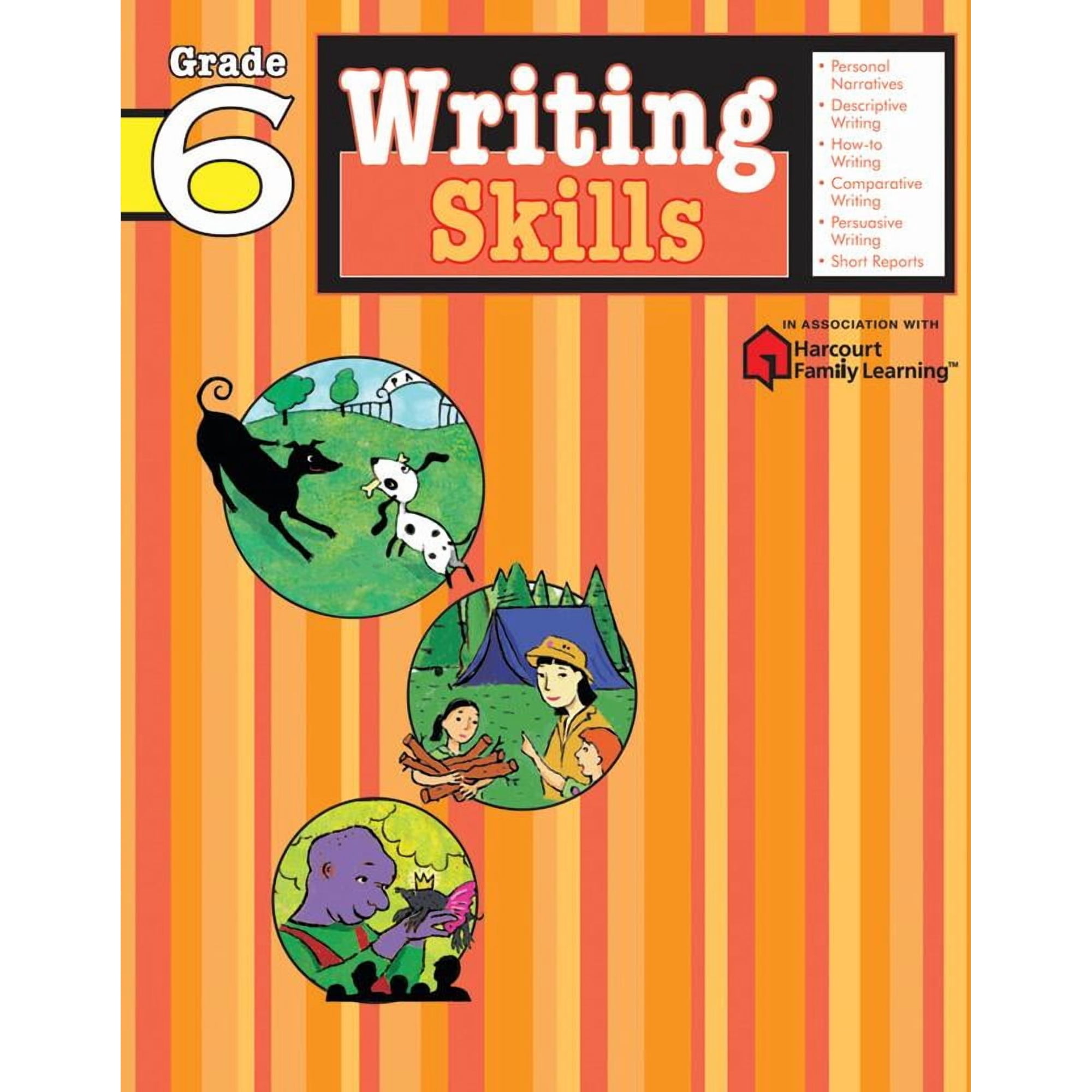 Flash Kids Harcourt Family Learning: Writing Skills, Grade 6 (Paperback)