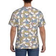 thumbnail image 2 of Rocae Cute Rabbit for Men's Moisture-Wicking Crew Tee - T-Shirt for Sports, Outdoor Activities, and Casual WearMedium, 2 of 9