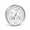 Silver-5.2" Diameter, variant on 3-in-1 Imperial Weather Station 8.2'' Dial Mechanical Barometer