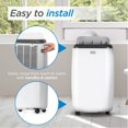 thumbnail image 6 of Black & Decker Portable Air Conditioner, 5,000 BTU, White, 6 of 7