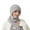 Gray, variant on Women All Season Integrated Knit Hat Scarf Combo, Super Thick Fleece Lined Neck Warmer, Windproof Thermal Warm Hooded Beanie for Winter Outdoor Activities Black