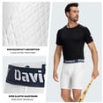 thumbnail image 2 of Davion Compression Shorts Men with Cup Pocket,Baseball Sliding Shorts for Men Football Biking Running（Black+Whte-S）, 2 of 5