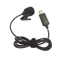 thumbnail image 2 of USB Lavalier Condenser Microphone Omnidirectional Wired Clip-on Mic Hands Free Plug & Play for Computer PC Laptop Video Conference Chatting Live Streaming Recording Online Classes, 2 of 6