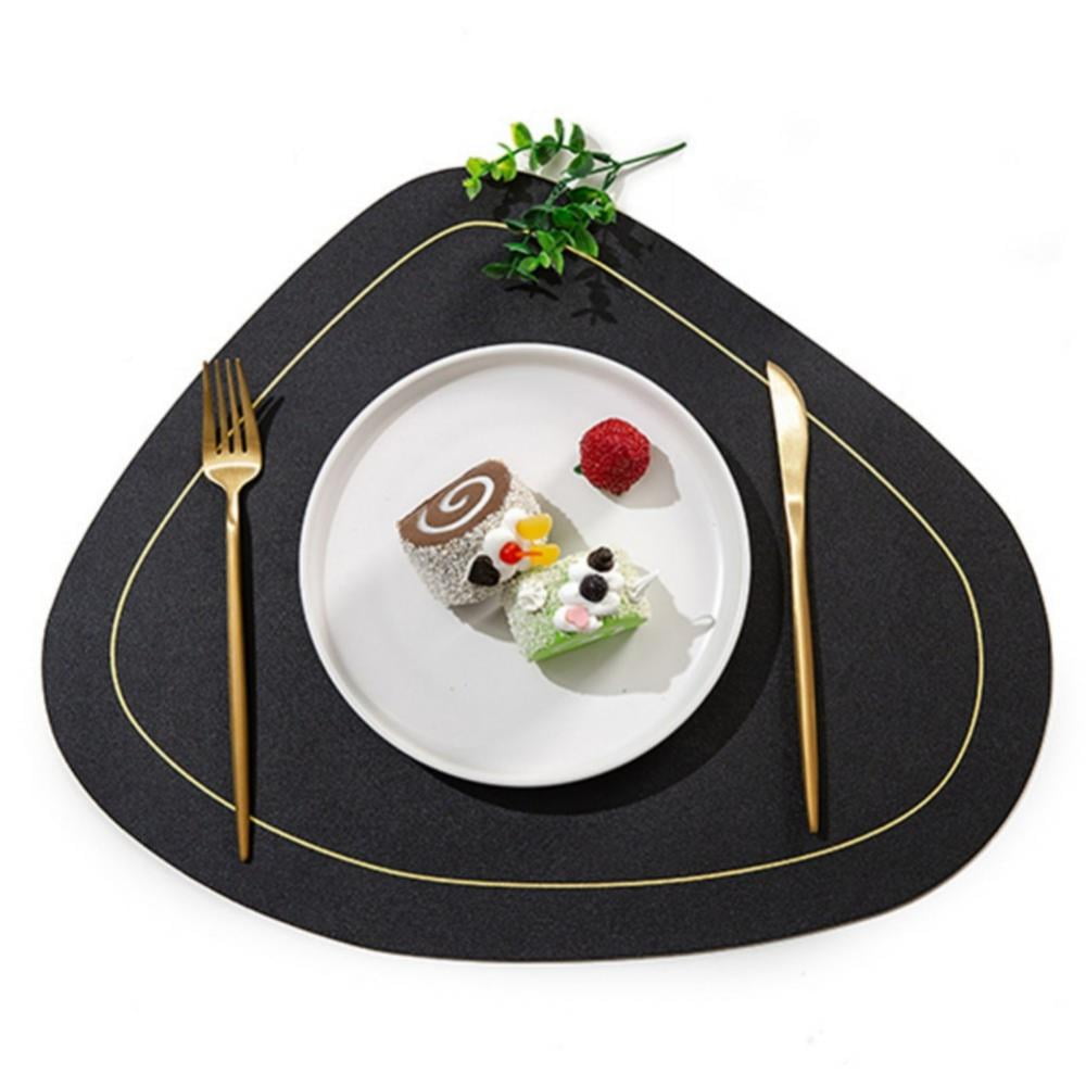 Tableware Pad Placemat Leather Table Mat Insulation Nonslip Bowl Coaster Kitchen 