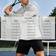 thumbnail image 3 of Fengqque Men's Solid Color 1/4 Zip Long Sleeve Athletic Shirts Stretch Quick Dry Lightweight Fitness Top for Outdoor Sports Gray S, 3 of 9