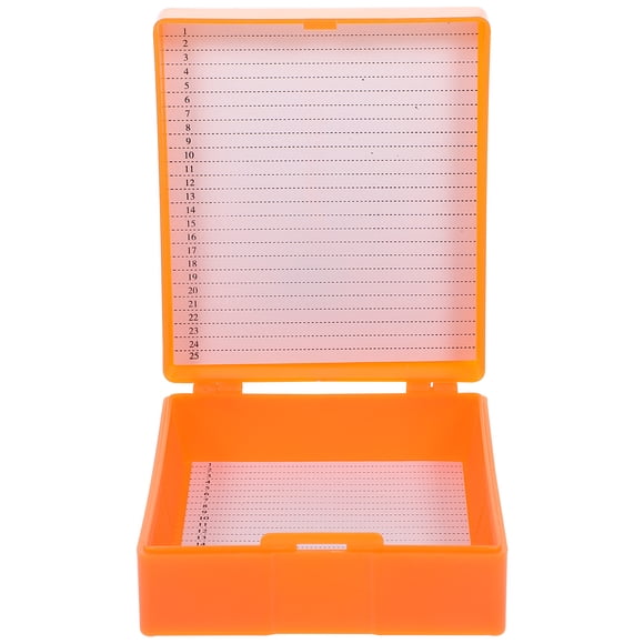 Support de Verre pour Microscope Boîte Coulissante pour Microscope Fournitures de Laboratoire Couleur Aléatoire