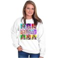 thumbnail image 5 of XOMG POP Party Like Popstar Album Women Crewneck Sweatshirt Brisco Brands L, 5 of 6