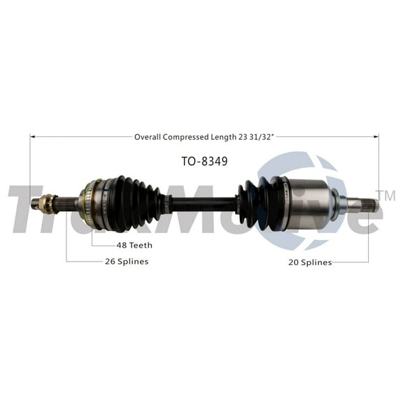 CV Axle Shaft Fits select: 1991-1995 TOYOTA MR2