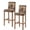 Brown, variant on Rustic Country Bar Stool Covers Set of 2, Western Stars Brown Texture Wooden Print Stretch Washable Bar Chair Covers with Backs, Removable Pub Counter Height Chair Cover for Kitchen Dining Room Cafe