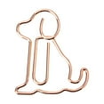 thumbnail image 1 of kurtrusly 30Pcs Paper Clip Animal Envelope Clips Bookmark Pin Students Mini Novelty File For Business Stationery Supplies Dog/Rose Gold, 1 of 1