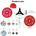 thumbnail image 7 of Circular Saw Blade for Weed Trimmers, 9" X 36 Teeth Carbide Tip Brush Blades with Adapter Kit, Steel Wire Grass Trimmer Head, Weed Wacker Blade for Most Brush Cutter,Trimmer,Weeder, 7 of 7