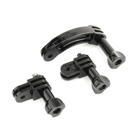 

For GoPro Hero 7 6 5 4 Session 3+ 3 2 1 Camera Helmet Curved Extension Arm with Rotary Connection Screw Mount Holder