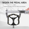 thumbnail image 4 of Pedal de fibra de carbono WEST BIKING, Pedal de bicicleta MTB de aleación de aluminio con 3 rodamientos, 4 of 6