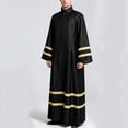 thumbnail image 2 of BELTNOV Men's Priest Robe Clergy Cassock Church Long Robe Choir Minister Clergy Pulpit Liturgical Costume Black, 2 of 9