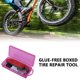 thumbnail image 4 of Kit de reparación de neumáticos de Duuti CNC Fácil de operar TreureFit Frío Patch Translucidad Colores surtidos Peso ligero Pequeño para bicicleta de montaña Rosa sidaley OD003232-03B, 4 of 7