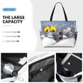 thumbnail image 3 of Xecao Watercolor Winter Landscape For Christmas for versatile beach bag for women includes zipper pockets and waterproof material, ideal for vacations and adventures., 3 of 7