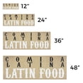 thumbnail image 3 of Comida Latina Latin Food Vinyl Decal 5 Pack of 24 Inch x 9 Inch Weatherproof Heavy-Duty Adhesive Backing | Authentic Cuisine, Spanish Restaurants, Food Stalls | Made in USA, 3 of 6