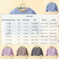 thumbnail image 3 of Ashirexll Long Sleeve Shirts Winter Tops for Girls 4-16 Years School Uniform Thermal Underwear Set Fleece Lined Thickened Fall and Winter Warm Clothes for Boys and Girls, 3 of 6