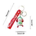 thumbnail image 3 of Fiudx Llavero de Papá Noel, Colgante de Muñeco de Nieve, Idea de Regalo de Navidad, Accesorio Festivo para Mochila, Decoración para Ventana de Coche, Decoración Navideña Única, Fácil de Llevar, Inclu, 3 of 3