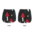 thumbnail image 5 of Vsdgher Amanita Mushroom Print Women's Running Double Layer Shorts High Waisted with Pockets Elastic Yoga Workout Athletic Gym Sports, 5 of 8