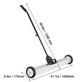 thumbnail image 5 of KFFKFF 36" Magnetic Sweeper with Wheels 55lbs Rolling Sweeper Lawn Yard Grass, 5 of 9
