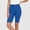 *Blue, variant on Women's High Waist Stretchy Shorts,Solid Color Shorts for Yoga and Everyday Wear Brown,Women's Plus XXL