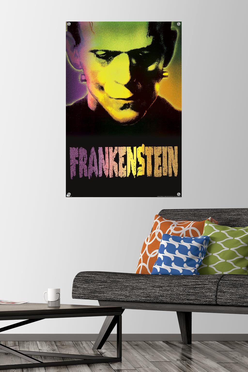 Frankenstein - Close-Up Wall Poster with Pushpins, 22.375" x 34"