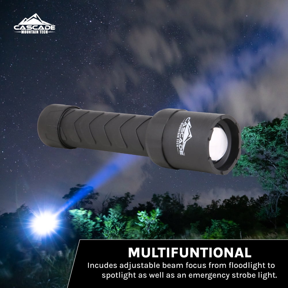Cascade Mountain Tech LED 1000 Lumens Flashlight – Green